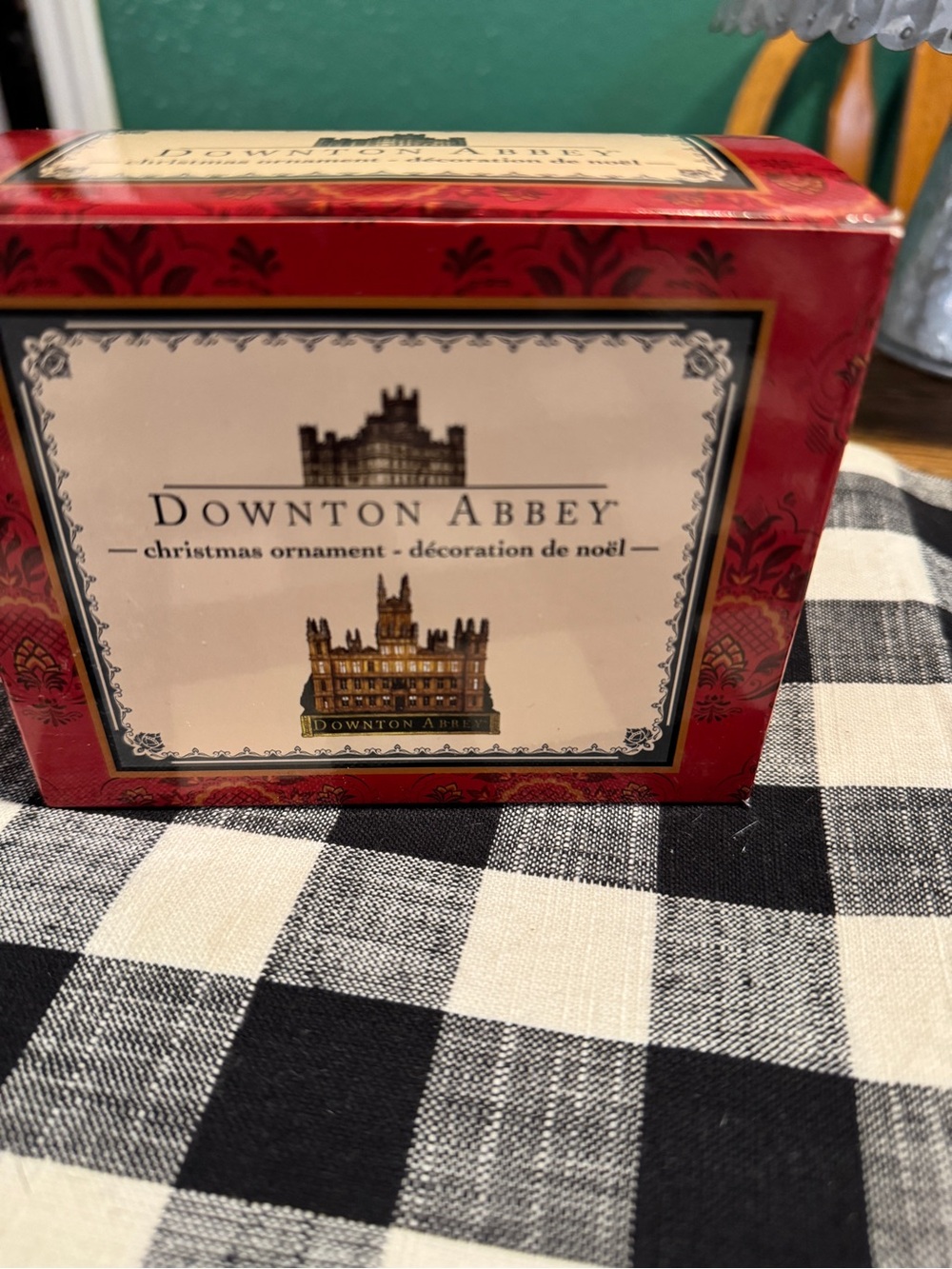 Downton Abbey Christmas Ornament Box - Red